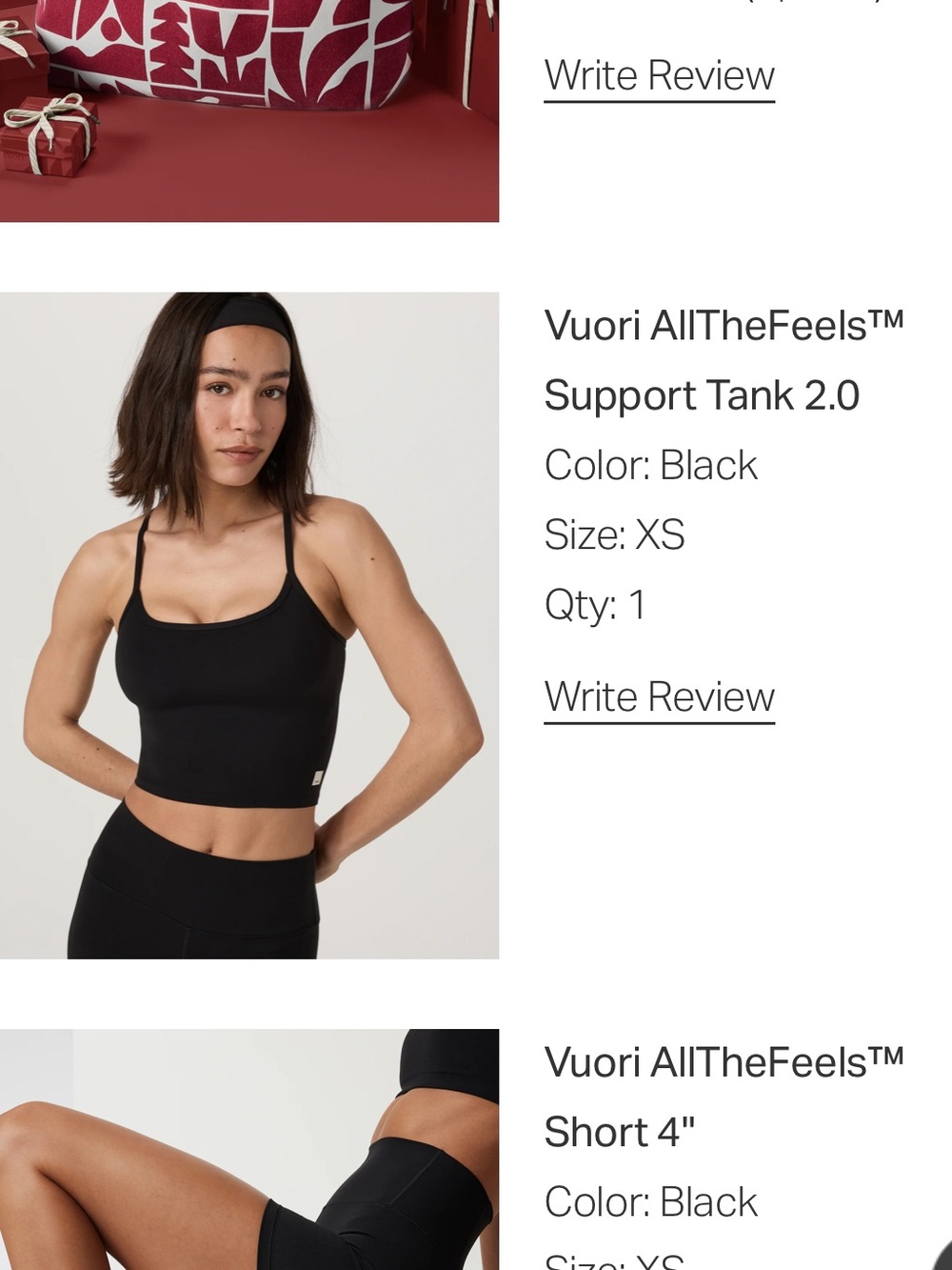 Vuori AllTheFeels Support Tank 2.0, black XS - Picture 4 of 4